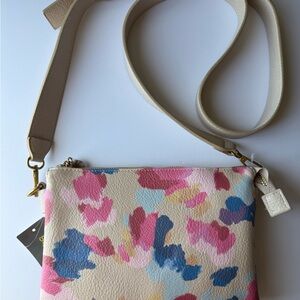 Style & Co Double Compartment Crossbody Bag Dream Dye Print